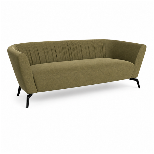 Fiesta Mid-Century Velvet Office Sofa